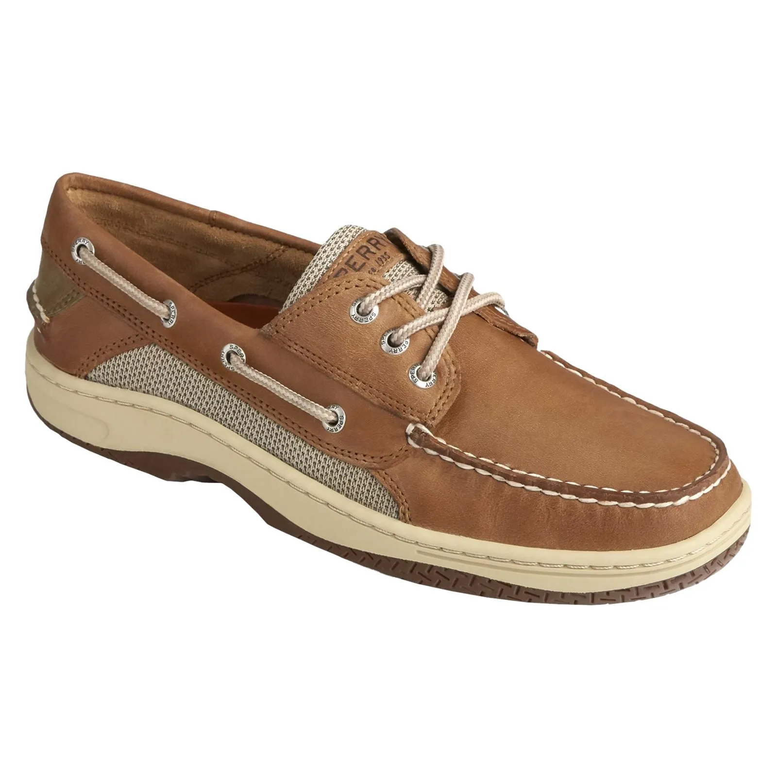 Sperry Men Classic Lace Shoes - Billfish 3-Eye Boat Shoe - Dark Tan, 6-13