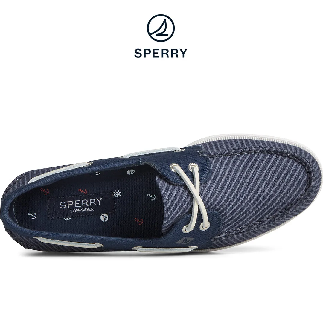 Sperry Men's Authentic Original™ Nautical Leather Boat Shoe Navy (STS25254)