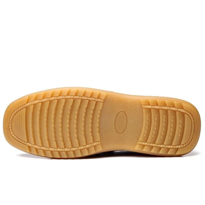 Spring Men Shoes Casual Breathable Soft Mens Loafers Light Leather Shoes Flats Fashion Slip-On Driving Shoes Zapatillas Hombre