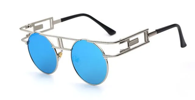 Steampunk Gothic Retro Vintage Rose Gold Women's Designer Sunglasses