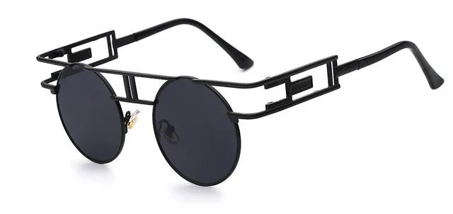 Steampunk Gothic Retro Vintage Rose Gold Women's Designer Sunglasses