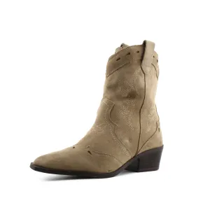Stradivarius Cowboy Boots | Suede