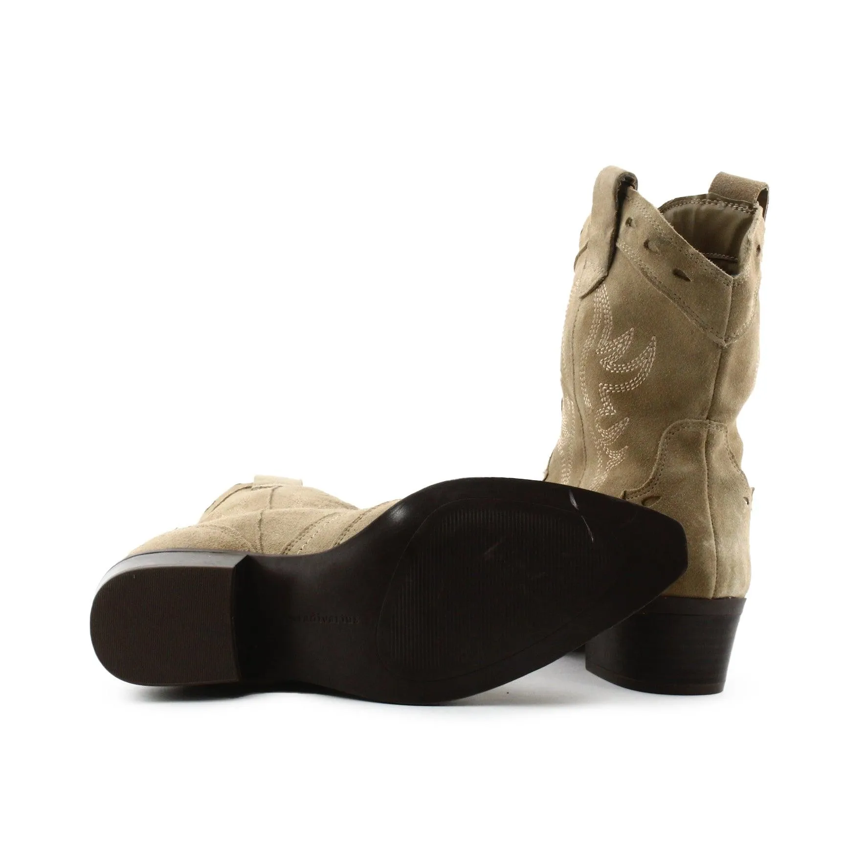 Stradivarius Cowboy Boots | Suede
