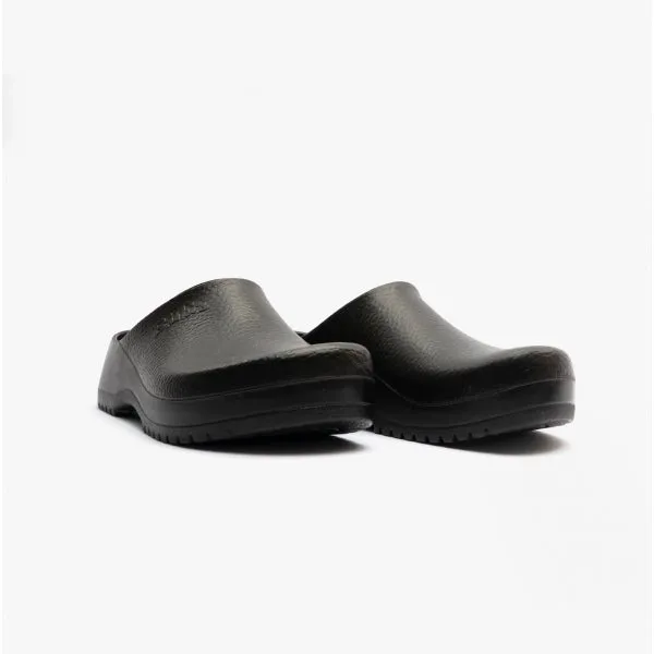SUPER-BIRKI 68011 (Reg) Unisex Occupational Clogs Black