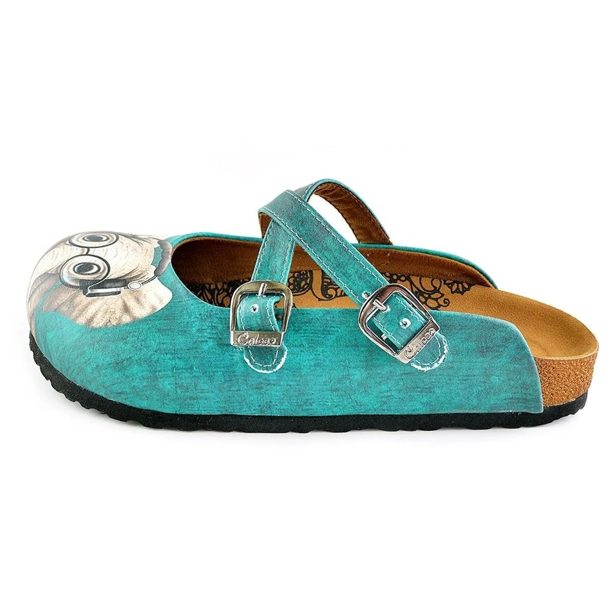 Teal Elephant Clogs WCAL140