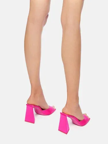 The Attico 'Devon' Mule Fuchsia