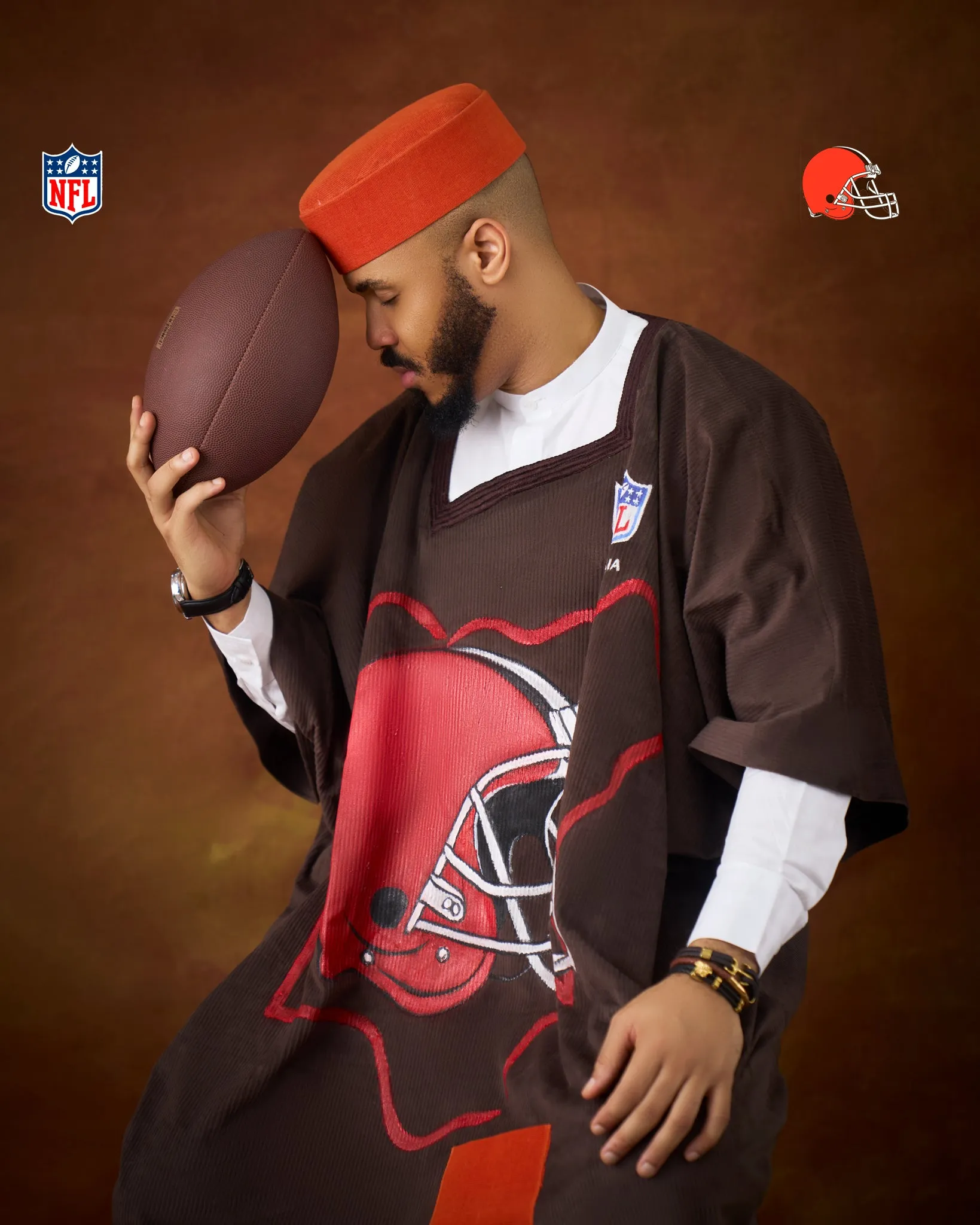 The Historic Ozo x NFL Agbada