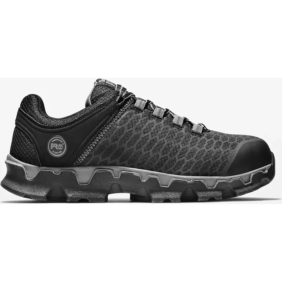 Timberland Pro Men's Powertrain Alloy Toe Sneaker Work Shoe -Black- TB1A176A001