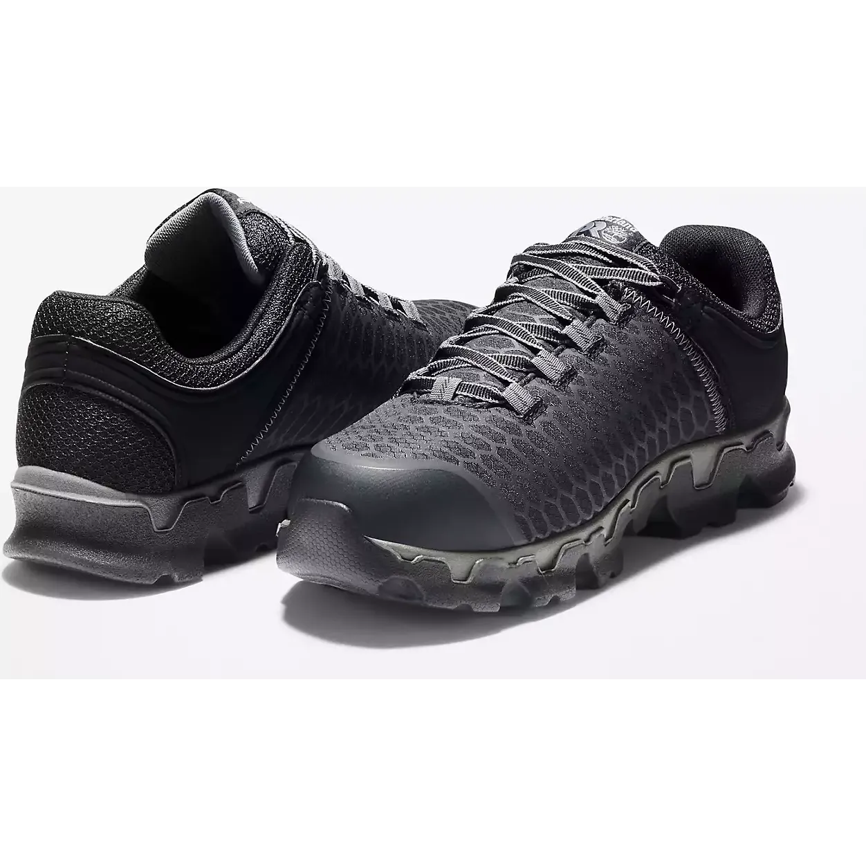 Timberland Pro Men's Powertrain Alloy Toe Sneaker Work Shoe -Black- TB1A176A001