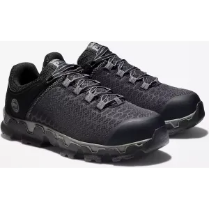 Timberland Pro Men's Powertrain Alloy Toe Sneaker Work Shoe -Black- TB1A176A001