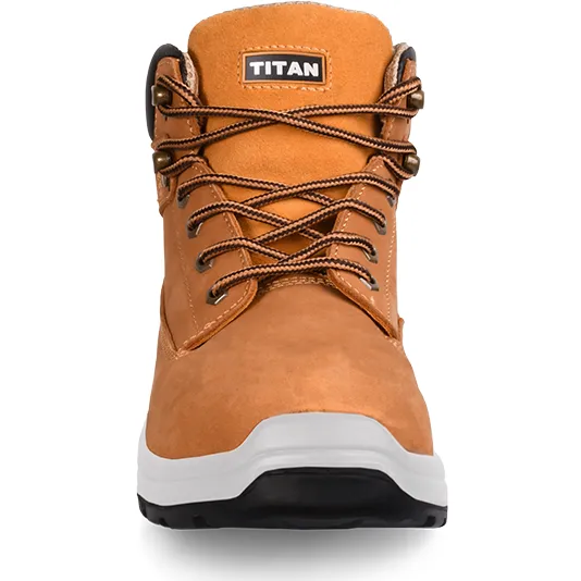 Titan - HOLTON Steel Toe Shoes - HONEY Nubuck