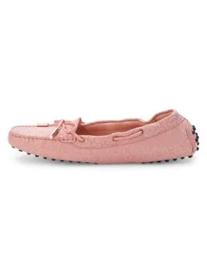 Tod's
 Heaven Logo Leather Driving Shoes