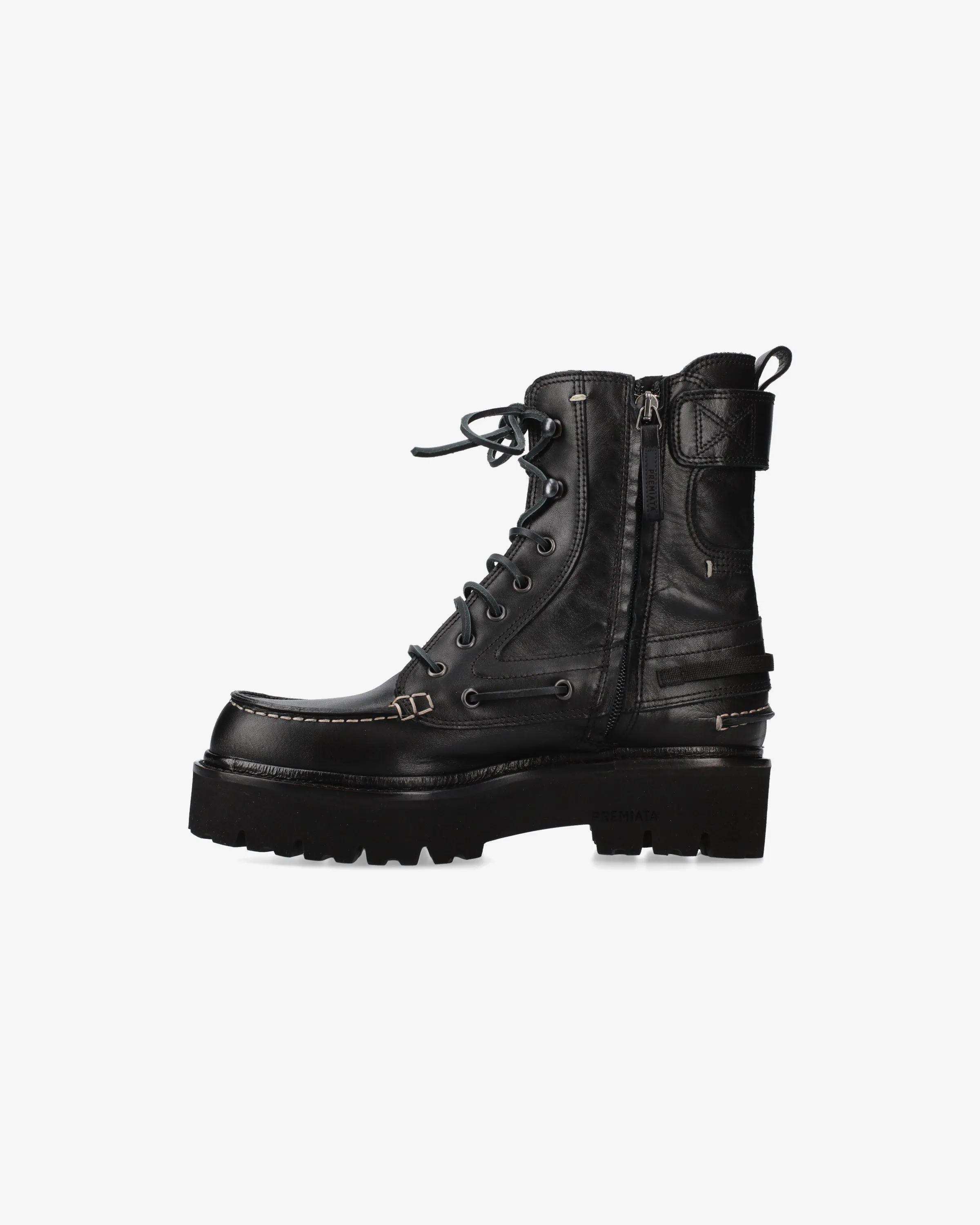Trilly ankle boot in black iseo calf leather