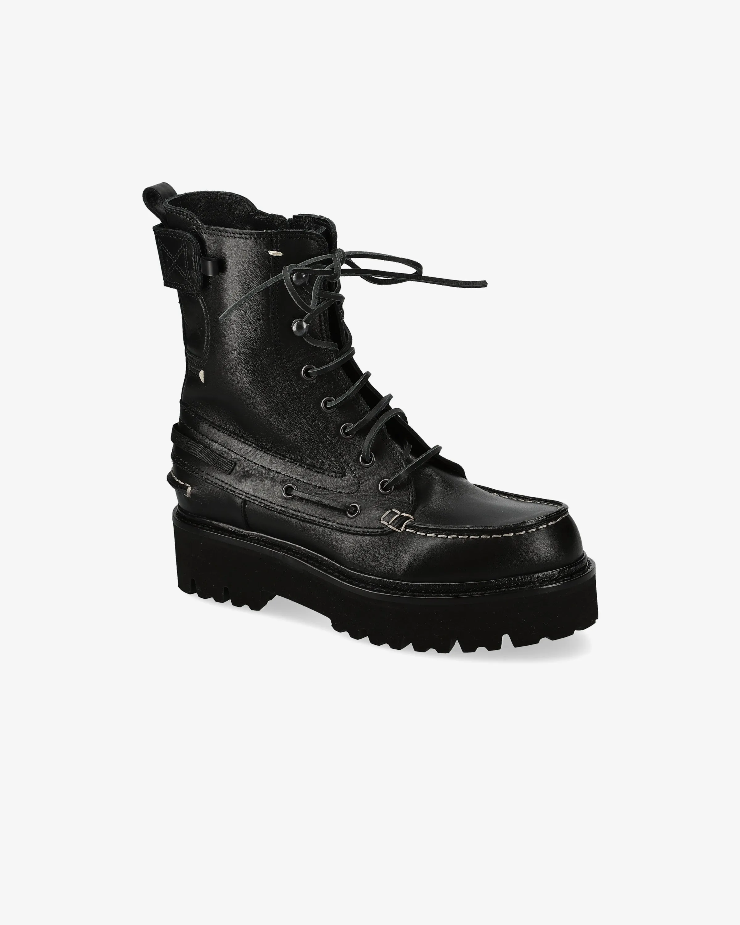Trilly ankle boot in black iseo calf leather