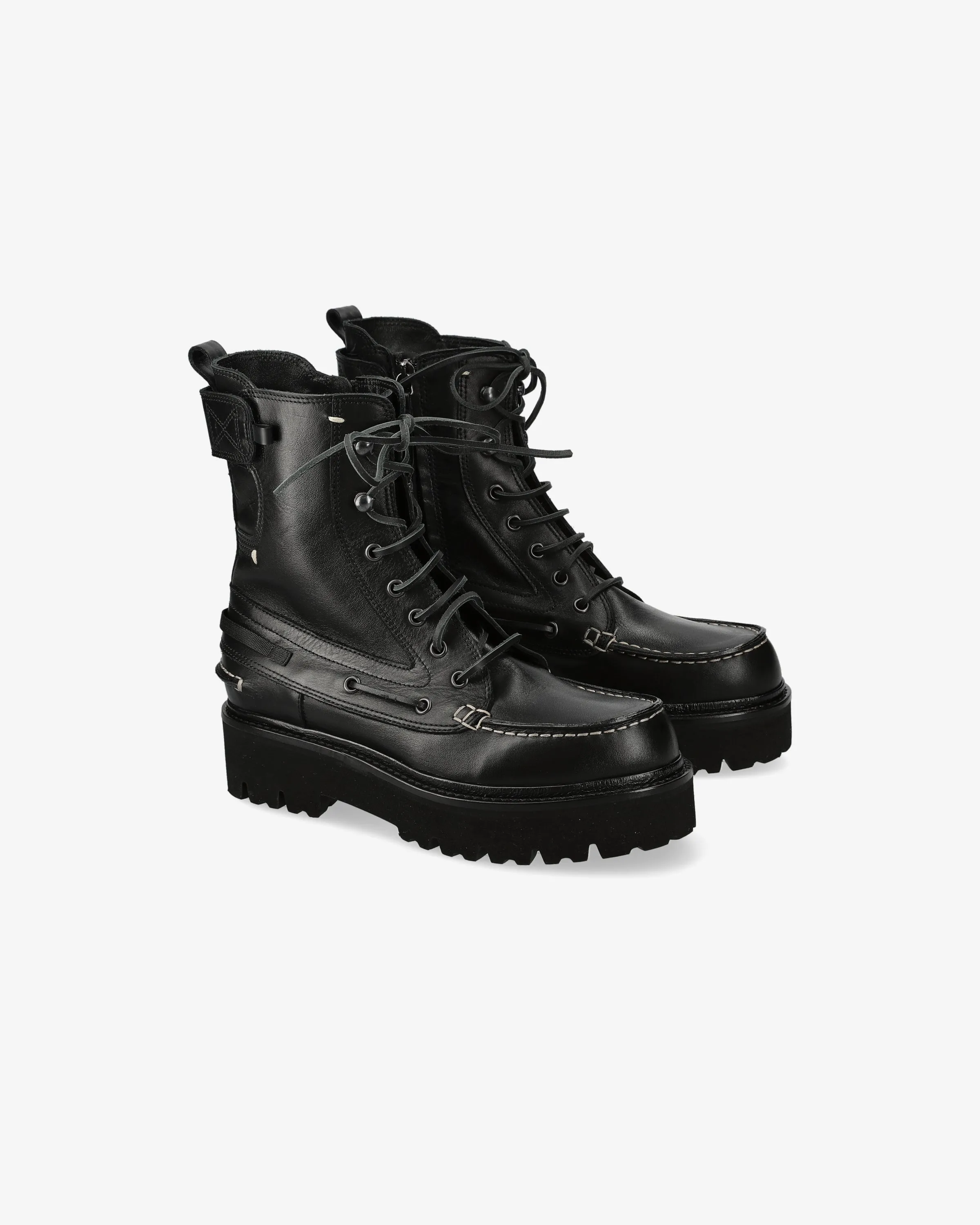 Trilly ankle boot in black iseo calf leather