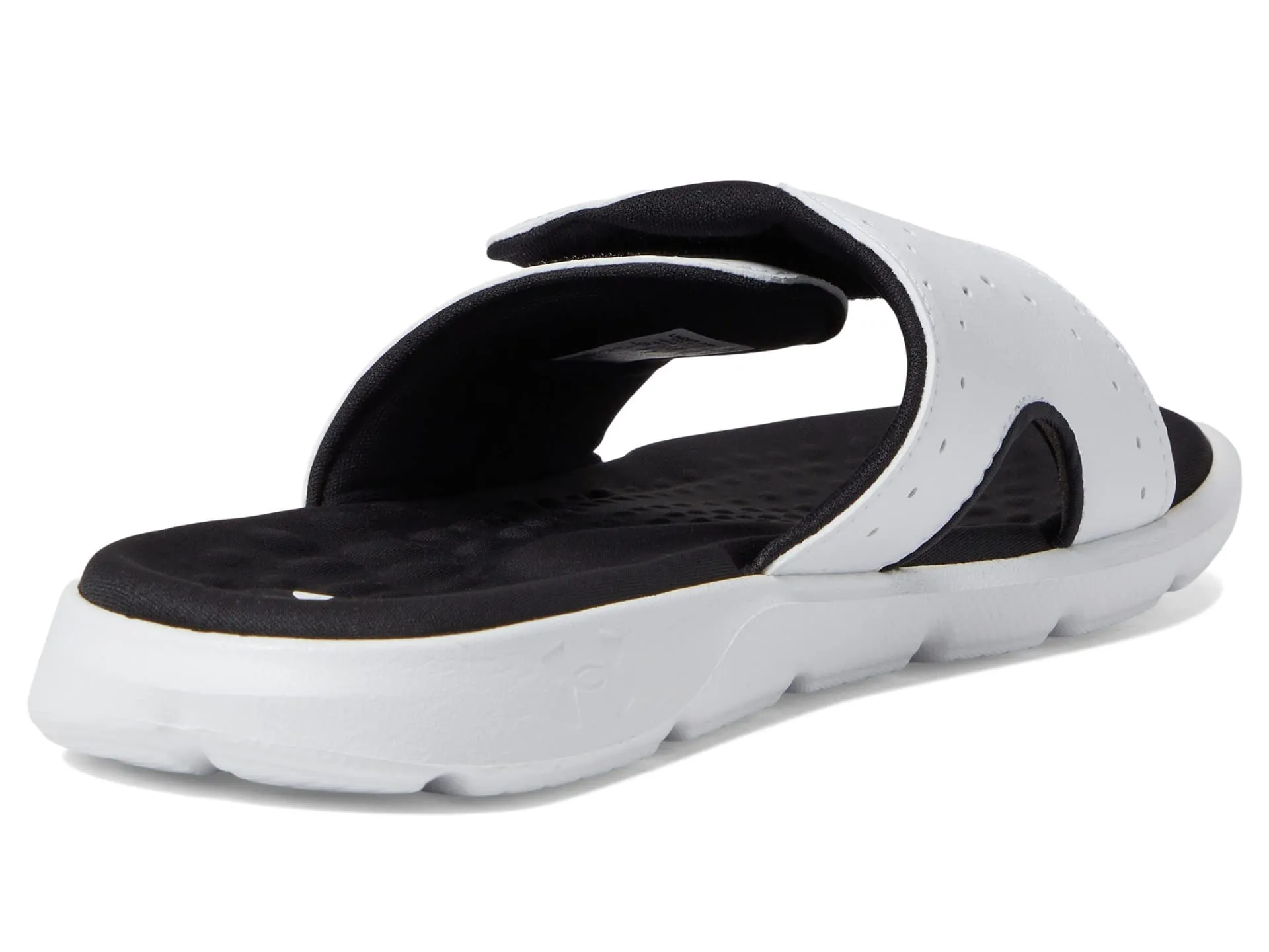 Under Armour Women's Ignite Pro Slide, (101) White/Black/Black, 10, US