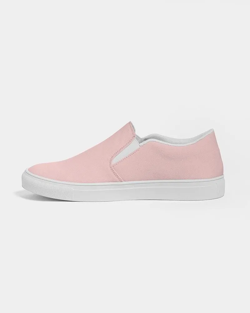 Uniquely You Womens Sneakers - Rose Pink Slip-On Canvas Sports Shoes by inQue.Style