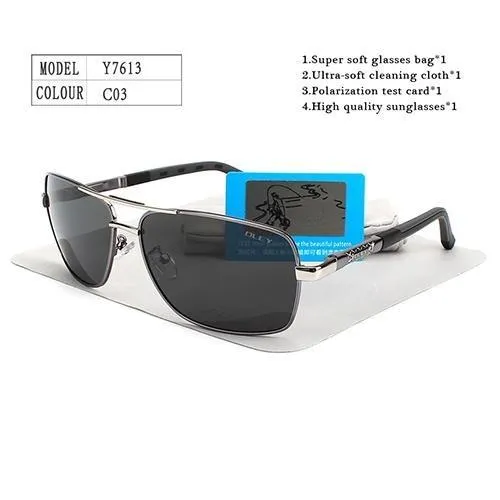 Unisex Fashion Eyes Protection Polarized Sunglasses with Accessories