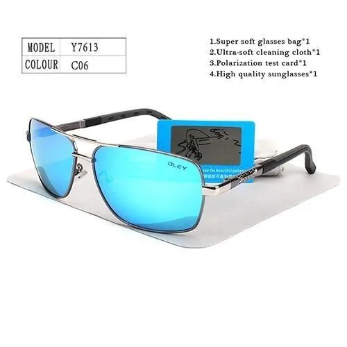 Unisex Fashion Eyes Protection Polarized Sunglasses with Accessories