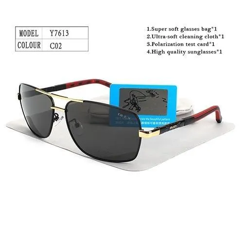 Unisex Fashion Eyes Protection Polarized Sunglasses with Accessories