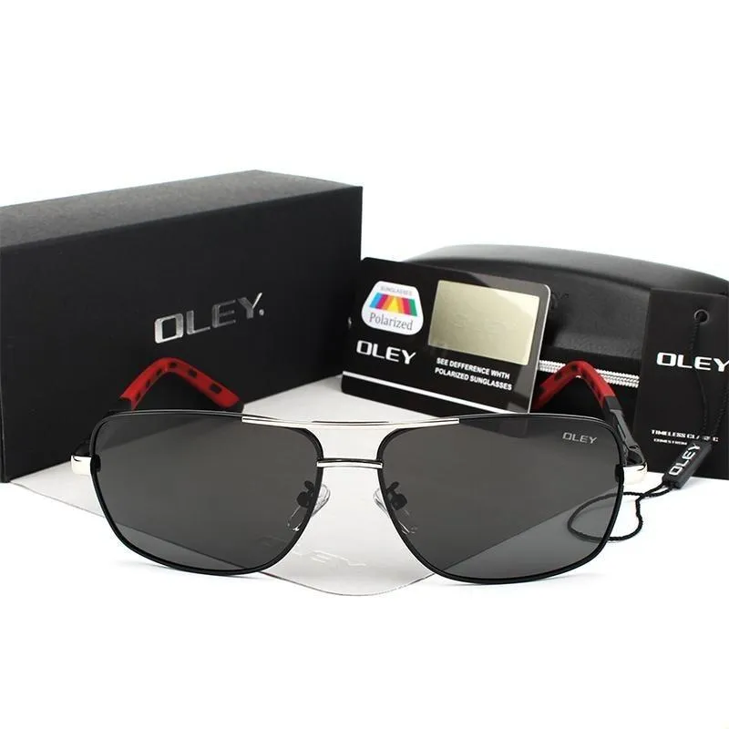 Unisex Fashion Eyes Protection Polarized Sunglasses with Accessories
