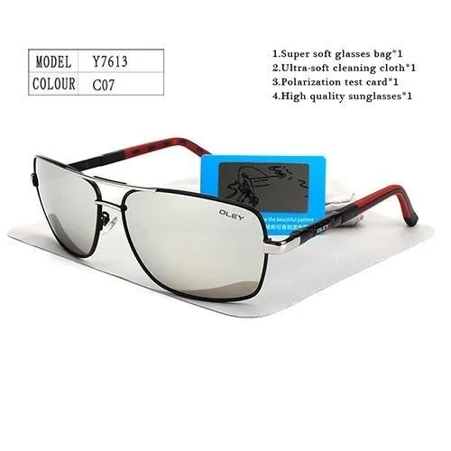 Unisex Fashion Eyes Protection Polarized Sunglasses with Accessories