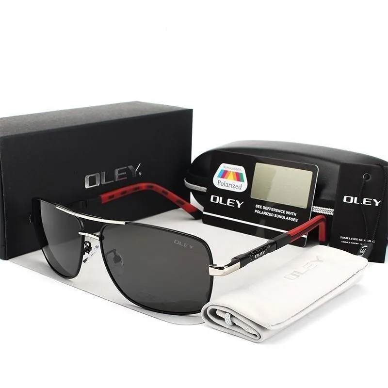 Unisex Fashion Eyes Protection Polarized Sunglasses with Accessories