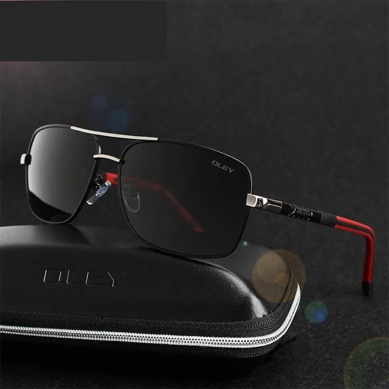 Unisex Fashion Eyes Protection Polarized Sunglasses with Accessories