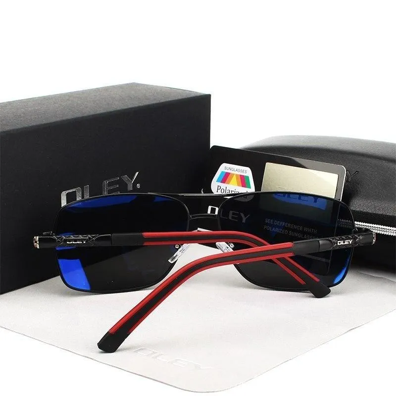 Unisex Fashion Eyes Protection Polarized Sunglasses with Accessories