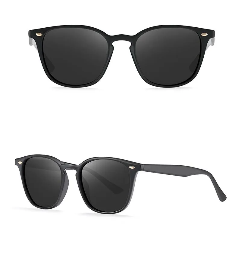 Unisex Fashion Tr90 Anti Impact Uv400 Lens Polarized Sunglasses