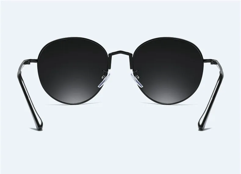 Unisex Vintage Polarized Anti Glare UV400 Round Eyewear Sunglasses