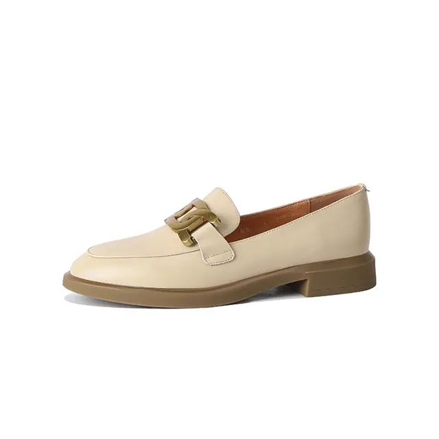 USS Shoes Mariana Women's Metal Decoration Leather Loafers