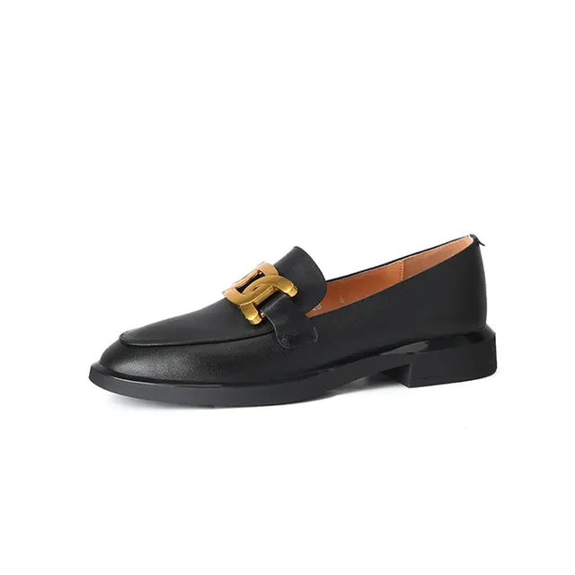 USS Shoes Mariana Women's Metal Decoration Leather Loafers