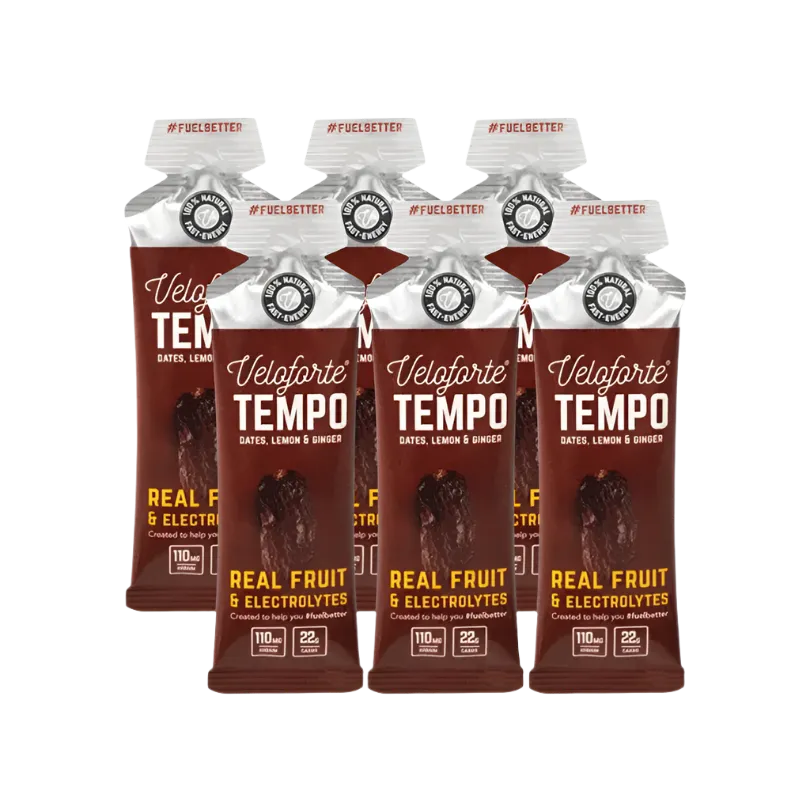 Veloforte - Energy Gels - Tempo (Date, Lemon & Ginger)