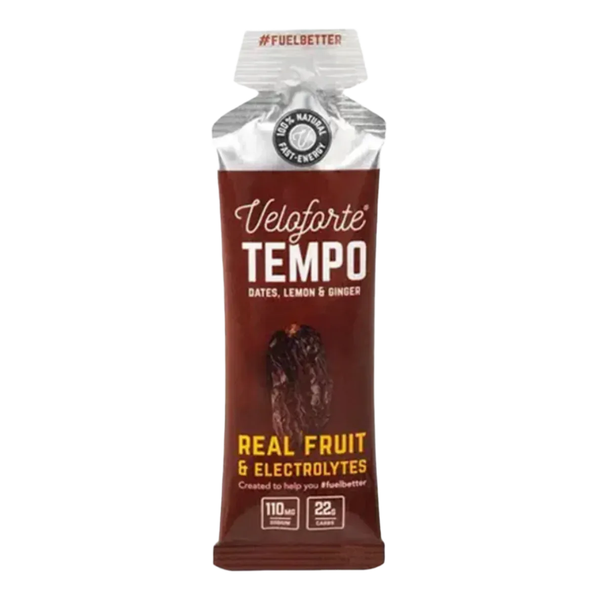 Veloforte - Energy Gels - Tempo (Date, Lemon & Ginger)
