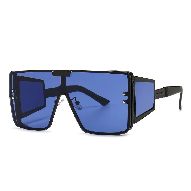 Vintage Retro Fashion Women's Alloy Frame UV400 Oversized Sunglasses