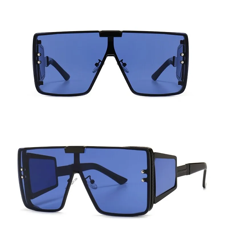 Vintage Retro Fashion Women's Alloy Frame UV400 Oversized Sunglasses