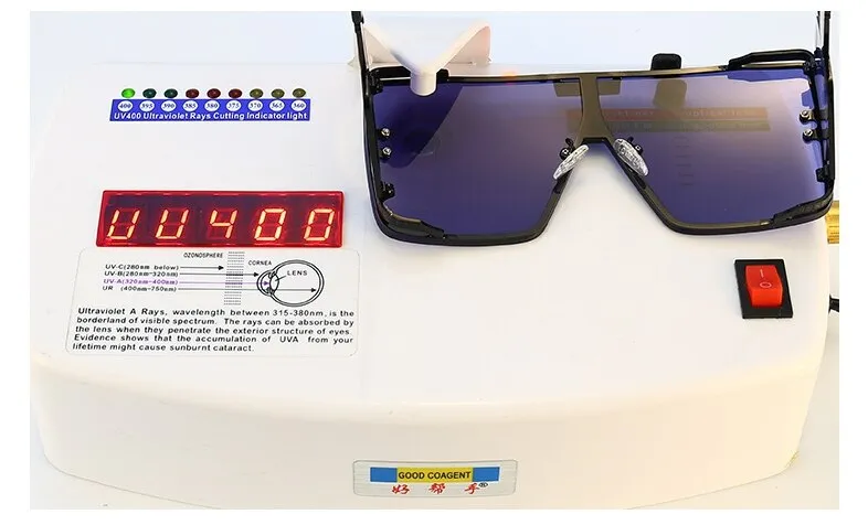 Vintage Retro Fashion Women's Alloy Frame UV400 Oversized Sunglasses