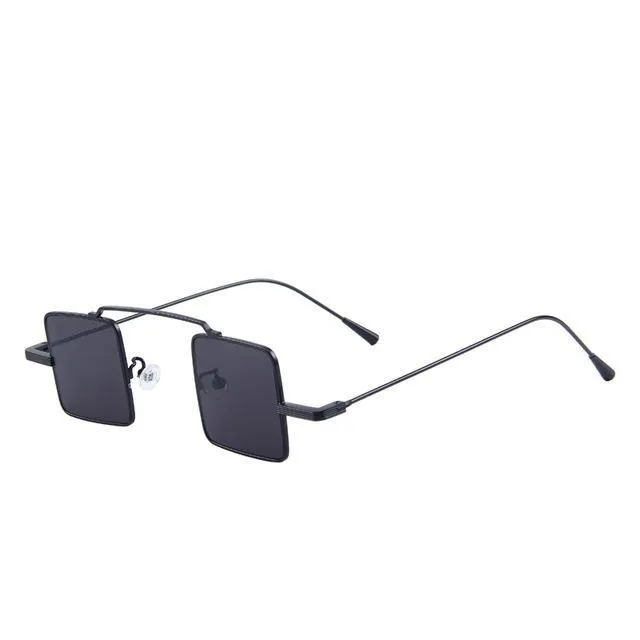 Vintage Women Steampunk Square Anti-Reflective Sunglasses