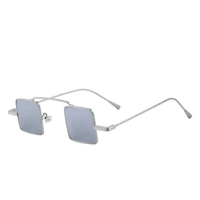 Vintage Women Steampunk Square Anti-Reflective Sunglasses