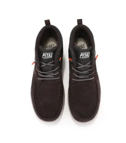 Walk In Pitas Mens WP 150 MARC MARRON Slip On Waterproof Casual Boots