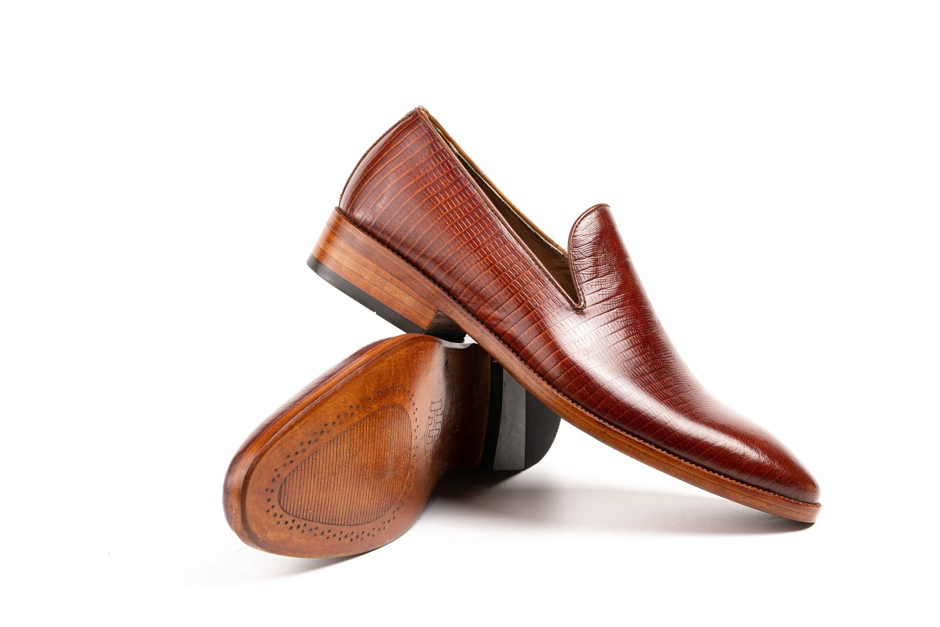 Wholecut Loafer Exotic Collection Fish pattern Leather Shoes made using real cow leather Perfect Adult gift, Men's Dress Formal Party Loafer