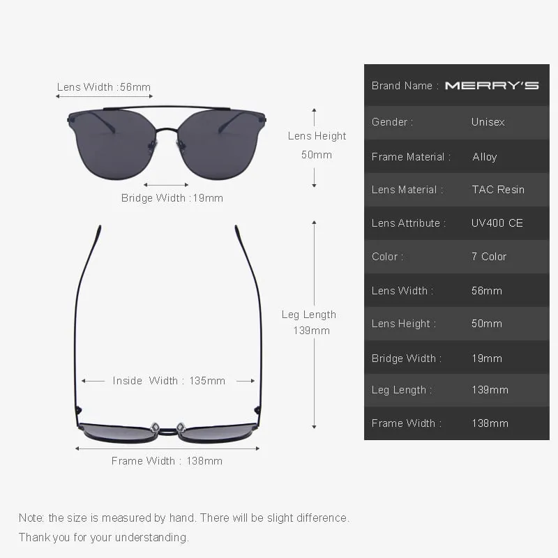 Women's Classic Cat Eye Designer Mirror Uv400 Lenses Sunglasses