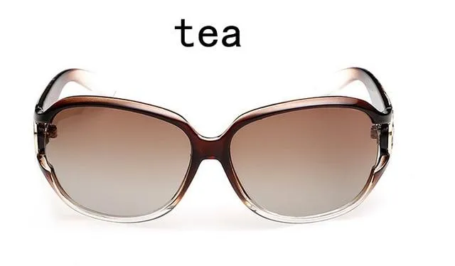 Women's Designer Butterfly Style UV400 Polaroid Lens Gradient Sunglasses
