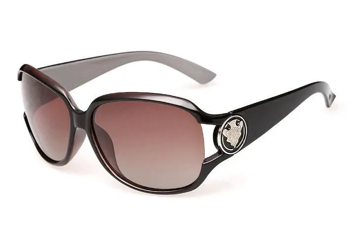 Women's Designer Butterfly Style UV400 Polaroid Lens Gradient Sunglasses