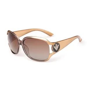 Women's Designer Butterfly Style UV400 Polaroid Lens Gradient Sunglasses