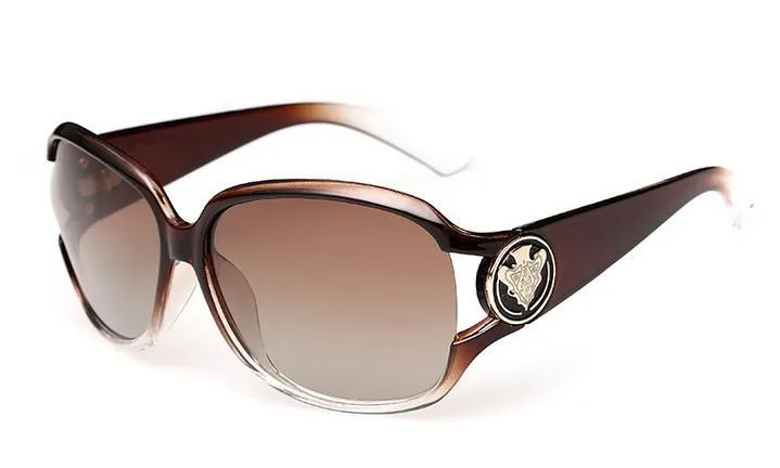 Women's Designer Butterfly Style UV400 Polaroid Lens Gradient Sunglasses