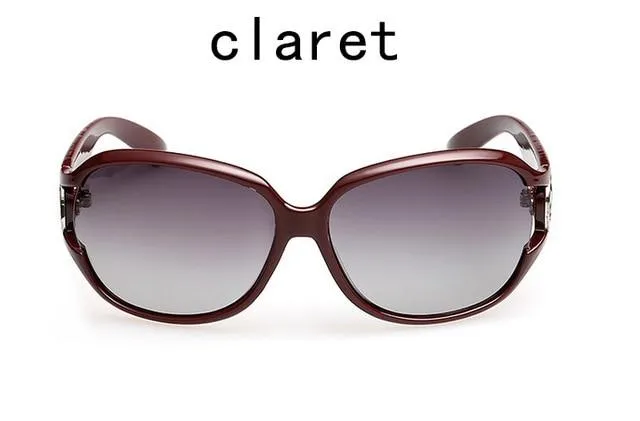 Women's Designer Butterfly Style UV400 Polaroid Lens Gradient Sunglasses