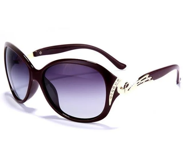 Women's Hot Polarized Fashion Plastic Sunglasses with UV400 Protection
