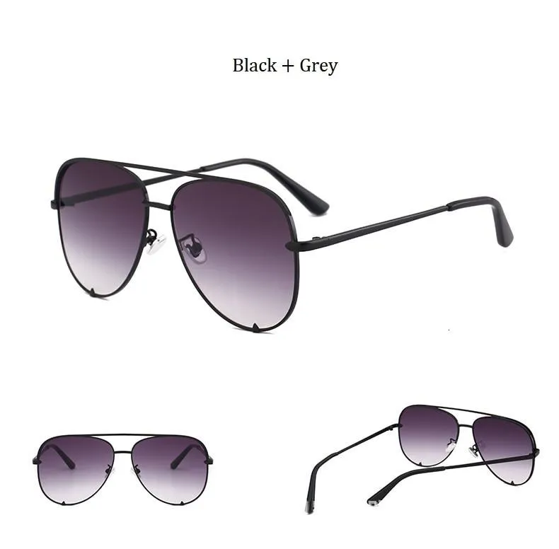 Women's Oversized Pilot Designer Fashion Luxury Shades Sunglasses